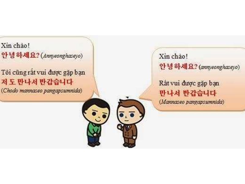 câu giao tiếp tiếng Hàn hàng ngày