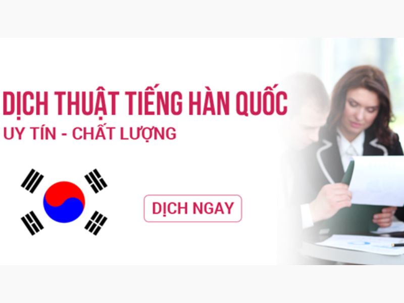 dịch tiếng Hàn lấy ngay