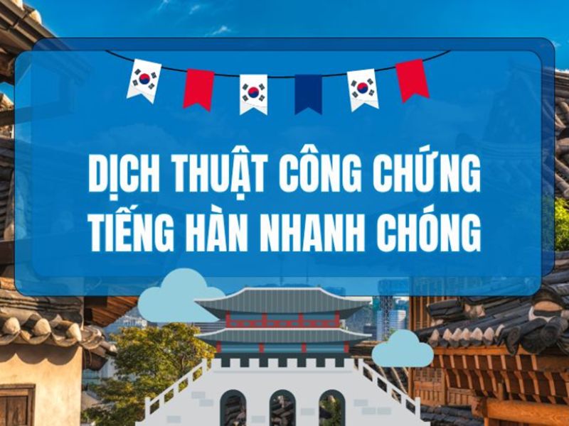 dịch tiếng Hàn lấy ngay