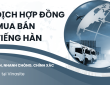 dịch hợp đồng mua bán tiếng Hàn