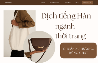Dịch tiếng Hàn ngành thời trang – Chuẩn xu hướng, đúng chất Dịch tiếng Hàn ngành thời trang – Chuẩn xu hướng, đúng chất