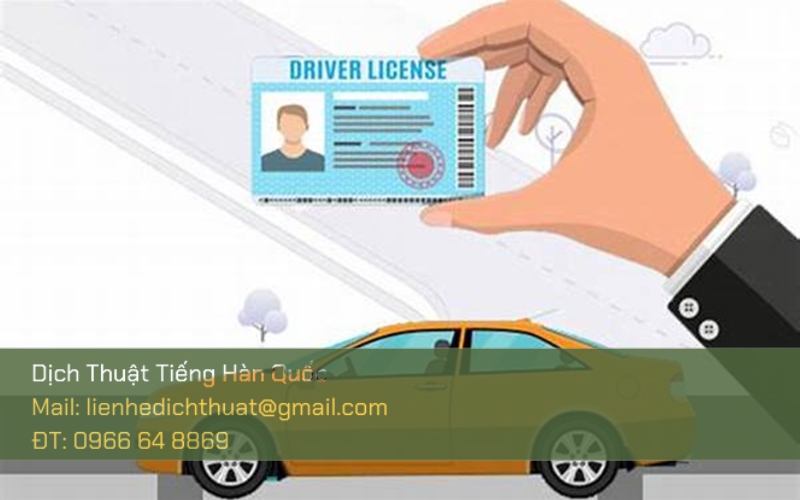 Dịch công chứng bằng lái xe tiếng Hàn ở đâu