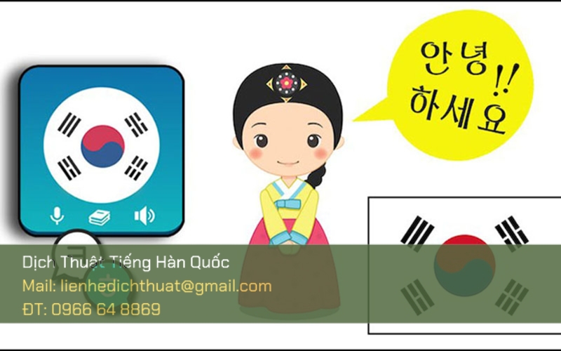 Dịch tiếng Hàn bao nhiêu tiền một trang