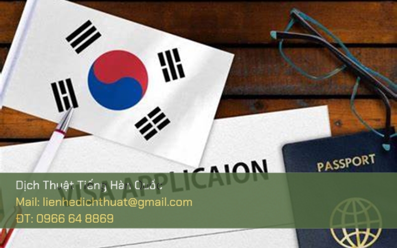 Dịch visa tiếng Hàn ở đâu lấy nhanh