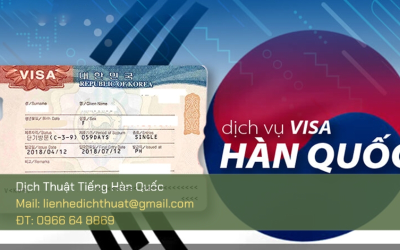 Dịch visa tiếng Hàn ở đâu lấy nhanh