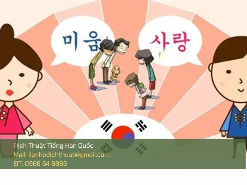 dịch tiếng Hàn chuẩn ngữ pháp