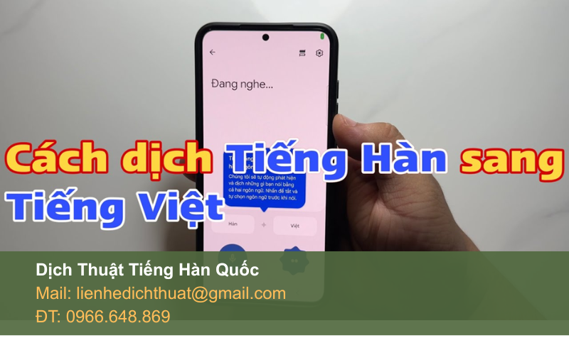 cách dịch tiếng hàn