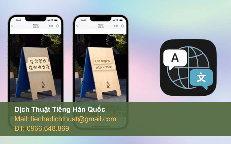 dịch tiếng hàn bằng camera 