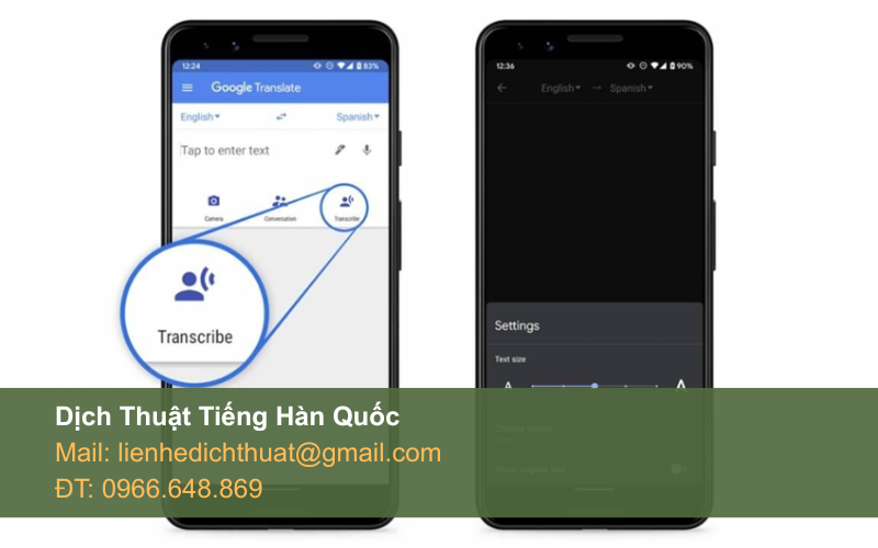 google dịch tiếng hàn bằng giọng nói