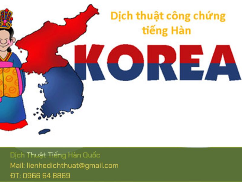 dịch thuật tiếng Hàn du học