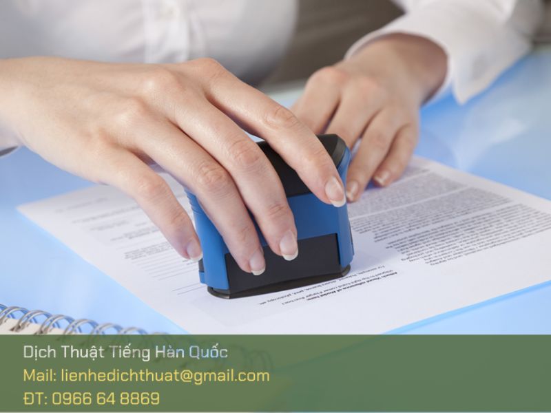 dịch thuật tiếng Hàn du học