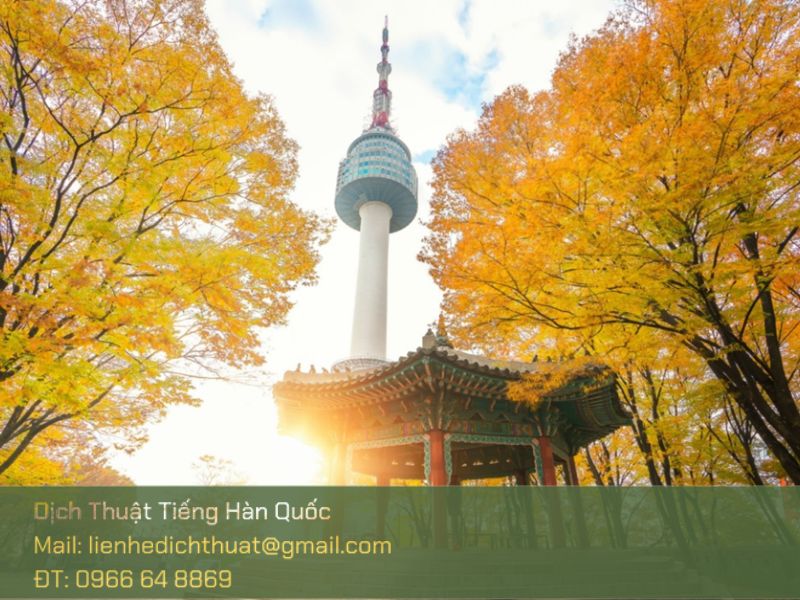 du lịch Hàn Quốc mùa thu 2025